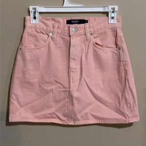 Hudson Pink Denim Skirt Size 25